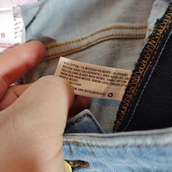 Isabel Maternity Crossover Panel Slim Ankle Pants Blue Size 8 New With Tag - Picture 12 of 12